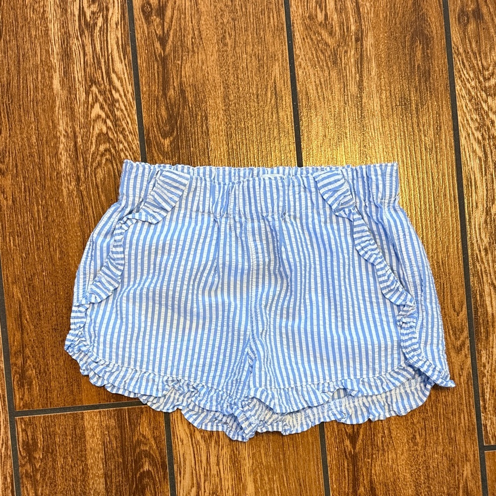 J. Crew  crewcuts Blue and White Striped Shorts